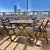MESA PLEGABLE 0.70 x 0.70 NOGAL - Espacio Madera