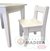 Mesa Infantil Paraíso Laca Blanco - Espacio Madera