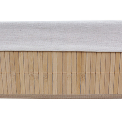 Canasto plegable de bambú 38 cm × 28 cm × 16 cm - tienda online