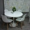 Combo Mesa Tulip 140 + 6 Sillas Eames Dsw - Alto Impacto en internet