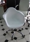 Sillon Eames Blanco Giratorio Para Pc Escritorio Ruedas