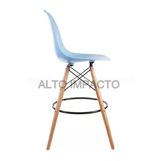 Banqueta Taburete Silla Dsb Dsw Charles Eames Celeste en internet