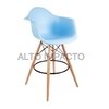 Banqueta Taburete Silla Dab Dsw Eames Celeste