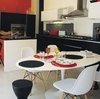 Combo Mesa Tulip Oval 150 + 4 Silla Eames - Alto Impacto - - tienda online