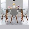 Combo Mesa Eames Dsw Vidrio 120 * 80 + 4 Silla- Alto Impacto - comprar online