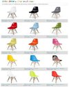 Set *4 Silla Eames Dsw Comedor Madera Color - Alto Impacto en internet