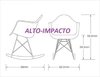 Imagen de Silla Sillon Mecedora Rocking Eames Futura Mama Amamantar