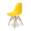 Set 4 Silla Eames Dsw 4 Abs Base Madera - ALTO IMPACTO Home + Office