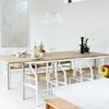 Set 4 Sillon Wishbone Hans Wegner Madera Natural Importada - Alto Impacto - tienda online