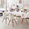 Combo Mesa Tulip Oval 120 + 4 Silla Eames - Alto Impacto -