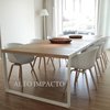 Mesa Comedor Metalica Industrial Rustica 240 P- Alto Impacto en internet