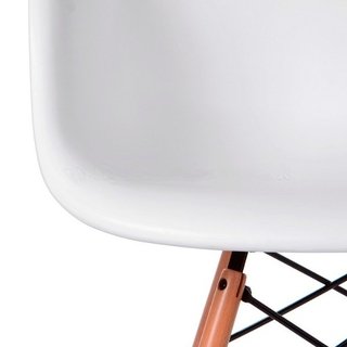 Imagen de Set 4 Sillon Eames Daw Abs Base Madera Cocina - Alto Impacto