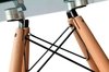 Mesa Eames Dsw Madera Vidrio Redonda 80 Cm - Alto Impacto - ALTO IMPACTO Home + Office