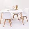 Combo Mesa Eames 120 + 4 Silla Tulip Tapizada - Alto Impacto - tienda online