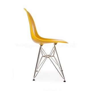 Silla Eames Dsr Base Cromada Abs Amarillo- Alto Impacto- en internet