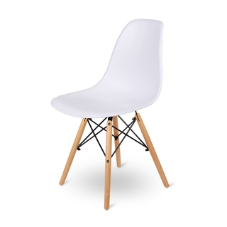 Set 4 Silla Eames Dsw 4 Abs Base Madera - comprar online