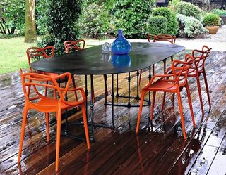 Set *4 Silla Masters Chair Starck Eames + Bertoia + Jacobsen - ALTO IMPACTO Home + Office