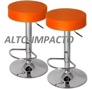 Set 2 Banqueta Taburete Regulable Desayunador - Alto Impacto - tienda online
