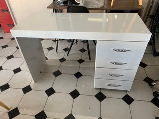 Escritorio Habitación Juvenil Blanco 4c Moderno Alto Impacto - tienda online