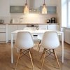 Combo Mesa Metalica 120 + 4 Silla Eames Dsw - Alto Impacto- - comprar online