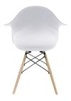 Set X 2 Sillon Silla Eames Daw Abs Base Madera Negro- Alto Impacto en internet