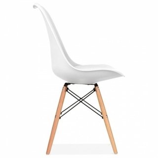 Combo Mesa Eames Madera 140 + 4 Sillas Tulip E- Alto Impacto - comprar online