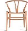 Set 4 Sillon Wishbone Hans Wegner Madera Natural Importada - Alto Impacto - comprar online