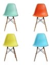 Set 4 Sillas Eames Dsw Colores Super Promo P - Alto Impacto-