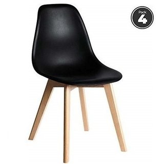 Combo Silla Eames Dsw Comedor X 4 Unidades - Alto Impacto - tienda online