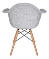 Sillon Daw Eames Tapizada Base Madera - Alto Impacto - ALTO IMPACTO Home + Office
