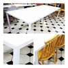 Combo 10 Silla Wishbone + Mesa Metalica 240 Cm- Alto Impacto