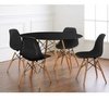 Combo Mesa Eames Madera 80 Cm + 4 Sillas Eames- Alto Impacto
