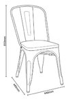 Combo * 4 Silla Tolix X Pauchard Super Promo - Alto Impacto - comprar online