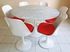 Combo Mesa Tulip 140 Cm Laca + 4 Sillas Tulip- Alto Impacto - tienda online