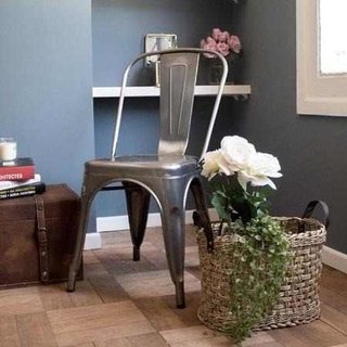 Set 4 Silla Tolix Galvanizado Exterior Metal- Alto Impacto - tienda online