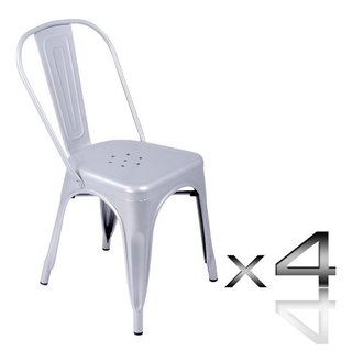 Combo * 4 Silla Tolix Pauchard Varios Colores - Alto Impacto - comprar online