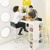 Desayunador Barra Recepcion + 2 Banquetas Tulip Alto Impacto - tienda online