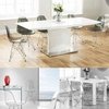 Silla Eames Dsr Cromada Transparente - Alto Impacto