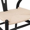 Set X2 Silla Wishbone Hans Wegner Madera Color Alto Impacto