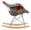 Sillón Eames Rocking Mecedora Patchwork- Alto Impacto - tienda online