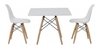 Combo Mesa Eames 60 Cuadrada + 2 Silla Kids - Alto Impacto