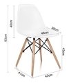Combo * 4 Silla Eames Comedor Dsw Miller Abs - Alto Impacto - tienda online