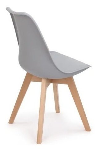 Set * 4 Silla Tulip Escandinava Eames Base Madera - Alto Impacto - tienda online