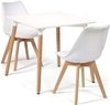 Combo Mesa Eames 80 Cm + 2 Silla Tulip Eames - Alto Impacto