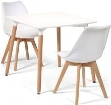 Combo Mesa Eames 80 Cm + 2 Silla Tulip Eames - Alto Impacto