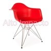 Sillon Eames Dar Rojo Negro Blanco Metalica - Alto Impacto - comprar online