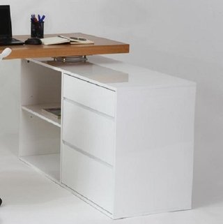 Escritorio Moderno Pc + Silla Tulip Base Cromada Ai10 - comprar online