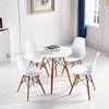Combo Mesa Eames Madera 80 Cm + 4 Sillas Eames- Alto Impacto en internet