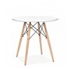 Combo Mesa Eames 80 + 2 Silla Tulip Tapizada - Alto Impacto en internet