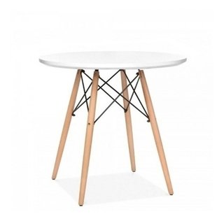 Combo Mesa Eames 80 + 2 Silla Tulip Tapizada - Alto Impacto en internet